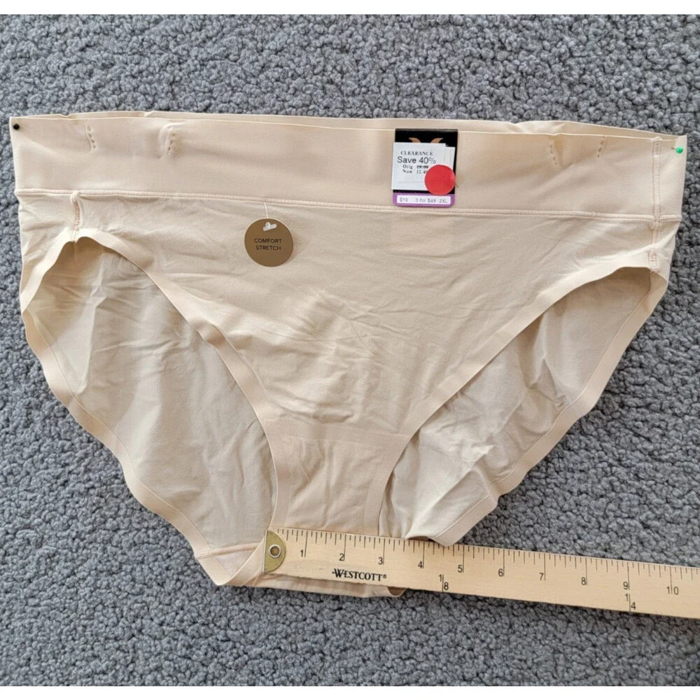 Wacoal At Ease High-Cut Brief Underwear Women's 9-2XL Sand Pull On
